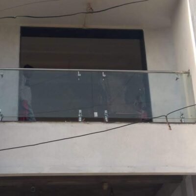 Stainless steel Matt finish Glass Railing 304 Grade
